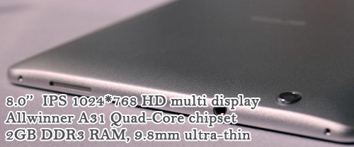 Onda V812 Quad-Core 8.0'' IPS Android Tablet Metallic