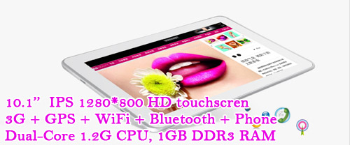 Sanei N10 Ampe A10 Dual core 3G edition 10'' IPS touchscreen Android Tablet