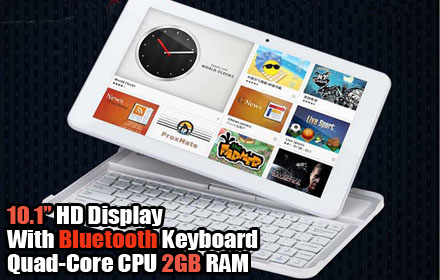 Bmorn K12 10.1 inch Bluetooth Quad-Core Android Tablet Computer