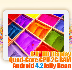 Teclast P88 Quad-Core edition 8.0 inch Android Tablet PC with Gifts