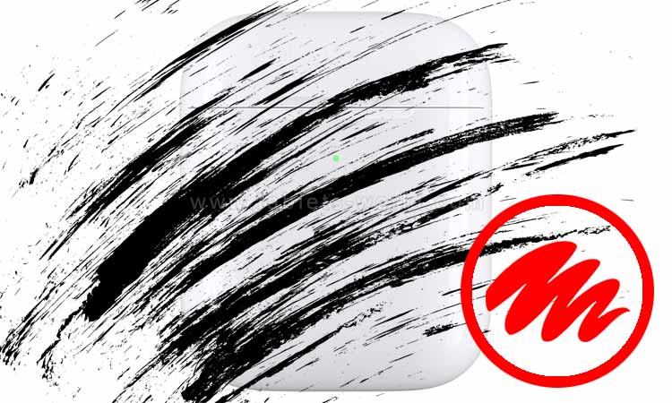 Apple AirPods is easy to scratch