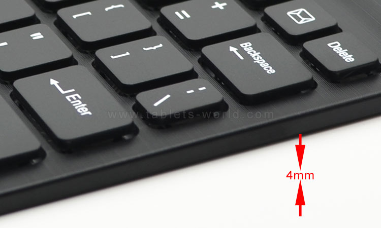 The keyboard is easy to carry while travelling and change to tablet to laptop