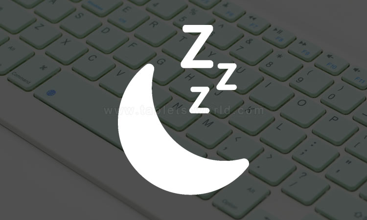 a keyboard supports auto-sleep if minutes without use
