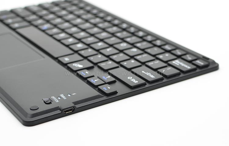 iPad MAC Android Tablets XBOX B81 Bluetooth keyboard with Touchpad 11 inch