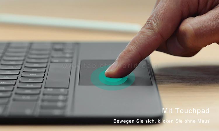 Die B81-Bluetooth-Tastatur mit Touchpad kann Ihr Tablet sofort auf einen Laptop umstellen 