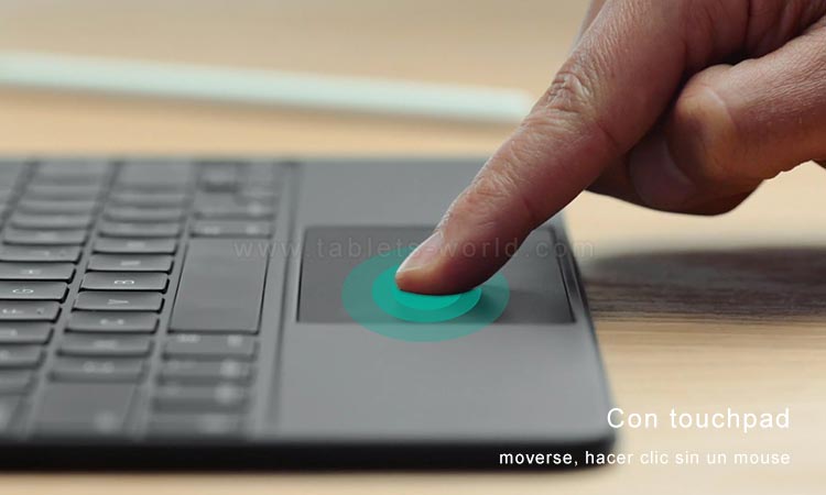 El teclado Bluetooth B81 con panel táctil puede cambiar su tableta a computadora portátil al instante 