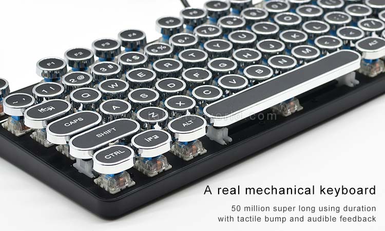 G87 Gaming Keyboard 87 Keys Low Profile Mechanical Keyboard