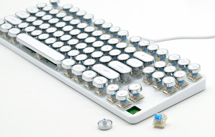 G87 Gaming Keyboard 87 Keys Low Profile Mechanical Keyboard