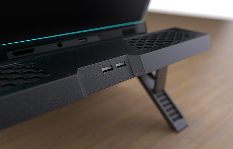 IETS GT300 Laptop Cooling Pad for 14 15 16 17 inch Gaming Notebook 4500RPM