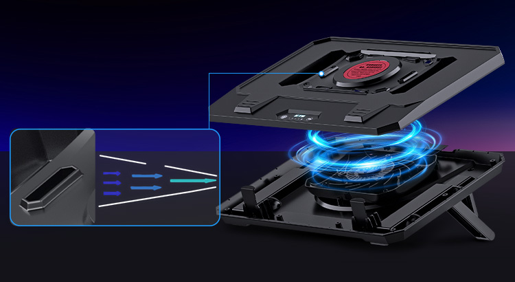 4000 RPM Turbo Fan Powerful Cooling Stand GT350