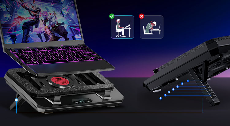 IETS GT350 features 7 distinct angle settings