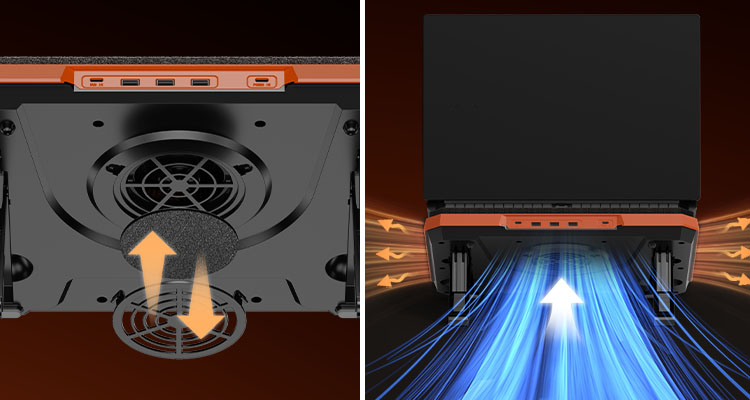 GT351 has a washable dust filter at the air intake