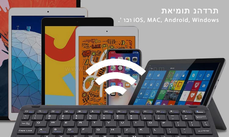 B81 wireless keyboard supports iPad, IOS, MAC, Android, Windows etc systems