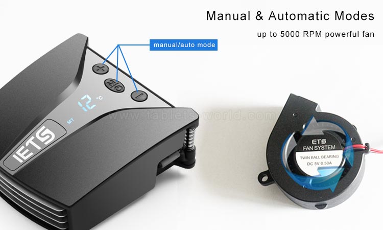 13 adjustable fan speeds to cool down the gaming notebook in minutes