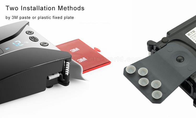You can install the GT202 cooling fan by paste or plug and play