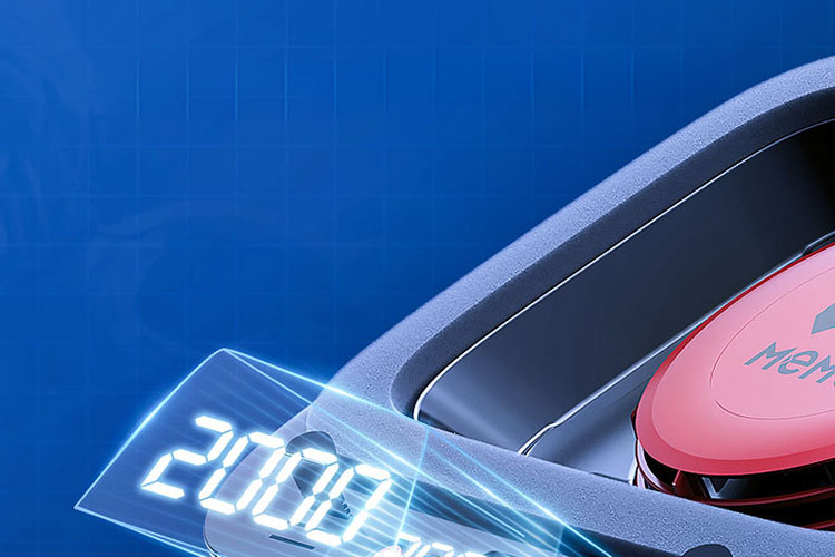 MEMO FL08 laptop cooling stand has an LED display to show fan speed