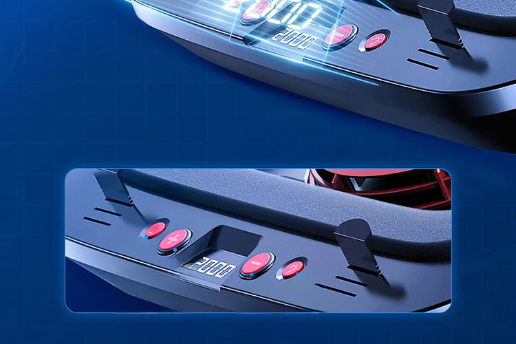 MEMO FL08 laptop cooler is user-friendly interface designed