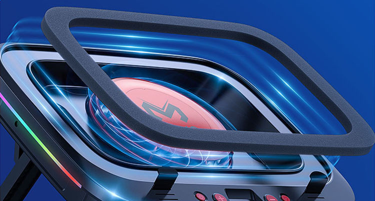 MEMO FL08 uses memory seal foam to achieve maximum cooling performance