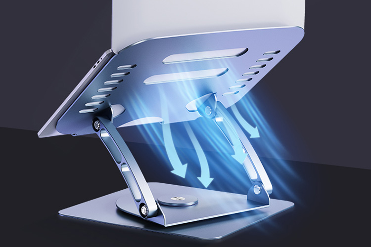 S600 with bottom hollow heat dissipation design to cool laptop easily