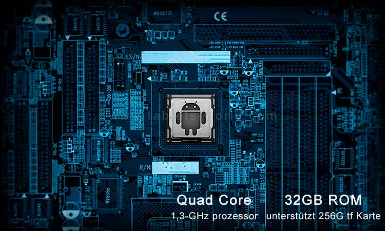Dies ist ein Quad-Core-Google-Android-Tablet-Computer