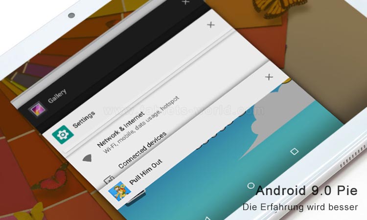 Das neueste Android 9-Programm bietet eine flüssigere und längere Leistung