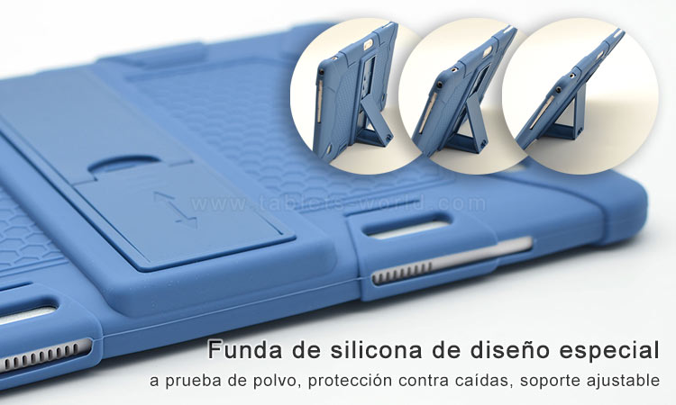 Se agregó una cubierta de silicona de diseño especial a la pestaña K10 y lo hace más resistente, cómodo de usar 