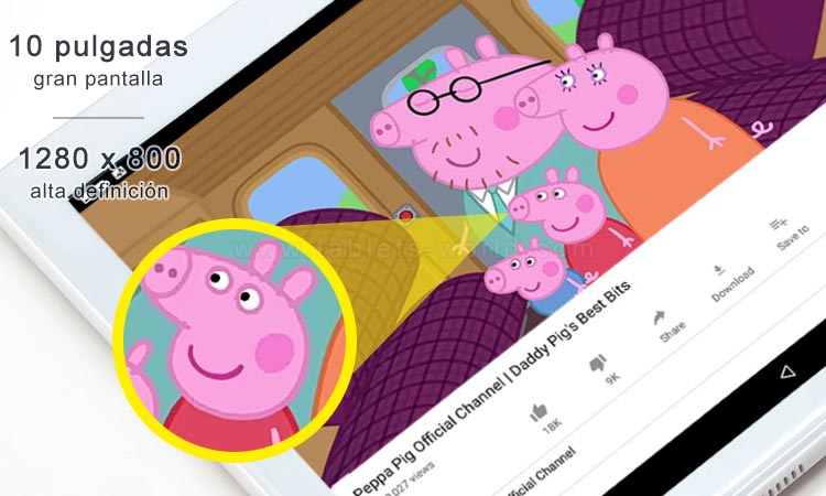 t10 3g mid es una tableta Android con pantalla HD de 10 pulgadas