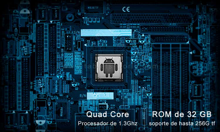 esta es una tableta de cuatro núcleos con Google Android