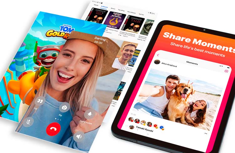 HD10 Air wireless tablet supports Bluetooth 5.0 and 5GHz wifi