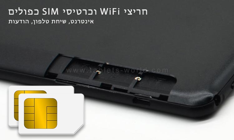 T10 is a wifi wireless tablet and also a 3G phone tablet that takes SIM card