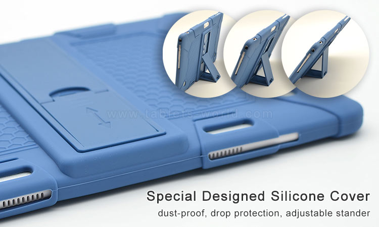 Special designed silicone cover added to K10 Tab and makes it more rugged, convenient to use