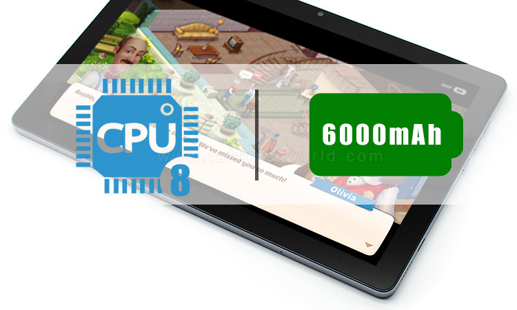 M10 HD Pad comes with 2GHz 8-core CPU and 6000mAh Li-battery