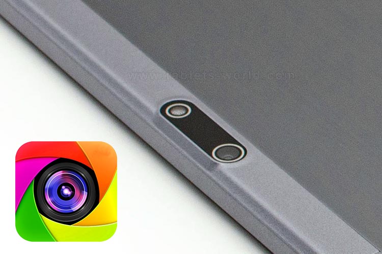 S10 Pro 10in has two cameras to have online video chat conveniently