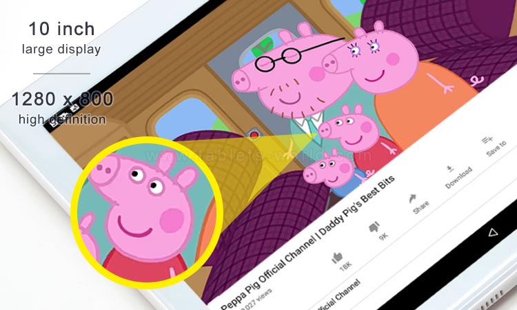 t10 3g mid is a 10 inch HD display android tablet