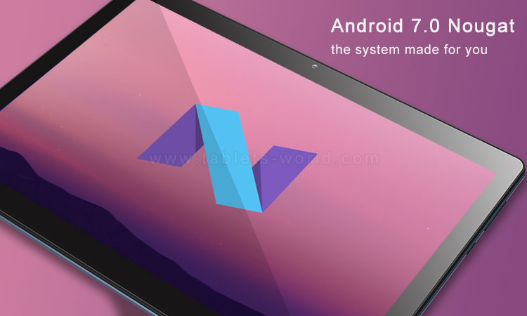 t10pro 5g wifi is a Android 7.0 nougat os google tablet pc