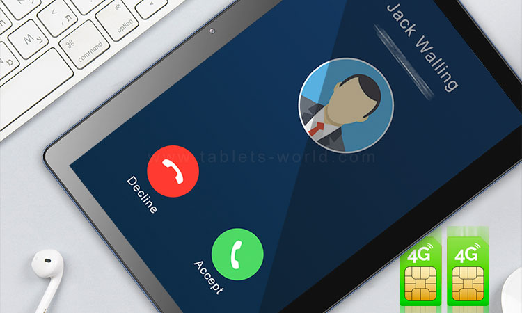 this tablet supports dual sim dual standby 4g phone calls