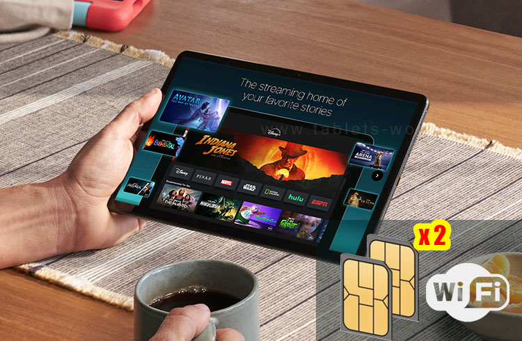 Tab Extreme tablet supports dual-sim 4G and 5G wifi wireless networks