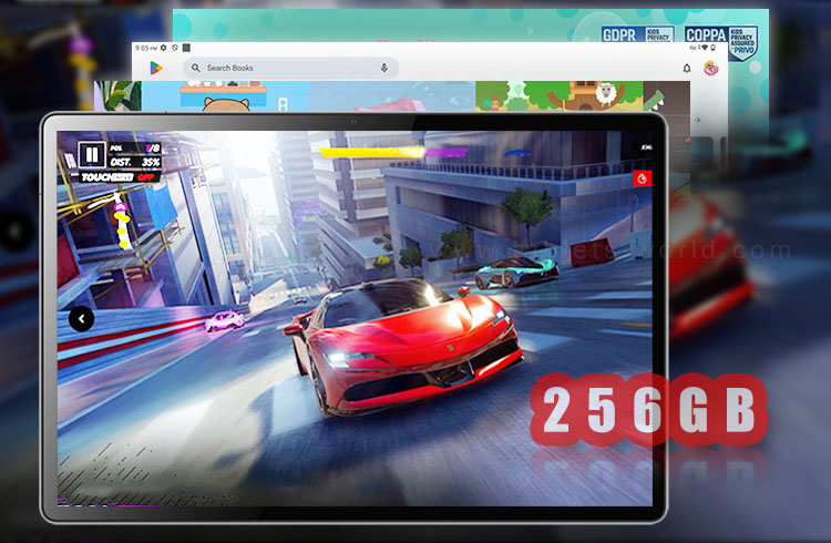 Tab Extreme standard model has 256GB inner storage and 6GB RAM