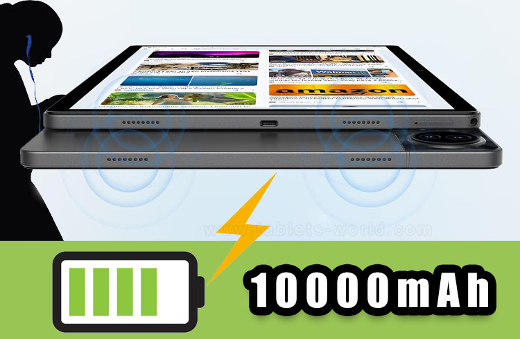 Tab Extreme 14in tablet has 10000mAh battery and 4 speakers