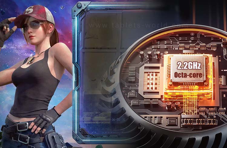 Tab Plus Android tablet features a octa-core CPU, 6GB RAM, and 128GB Storage