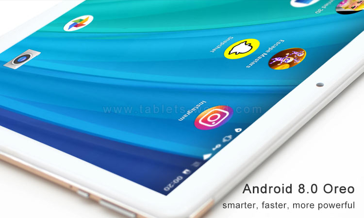 this tablet runs google android 8.0 oreo operation system