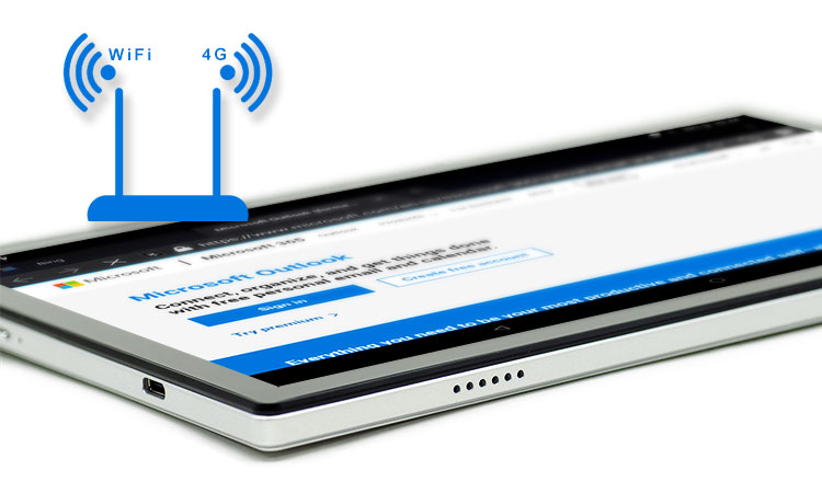 X9 tablet pc supports 5Ghz wifi and 4G nano-SIM cards